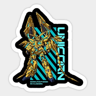 RX-0 Unicorn Gundam 03 Sticker